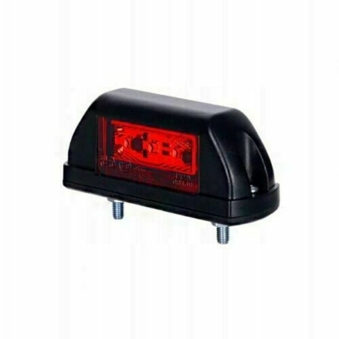 LED Лед Габарит, 6 SMD Диода, 12V - 24V, За Вертикален Монтаж, Червена и Бяла Светлина, Е-Mark Е9