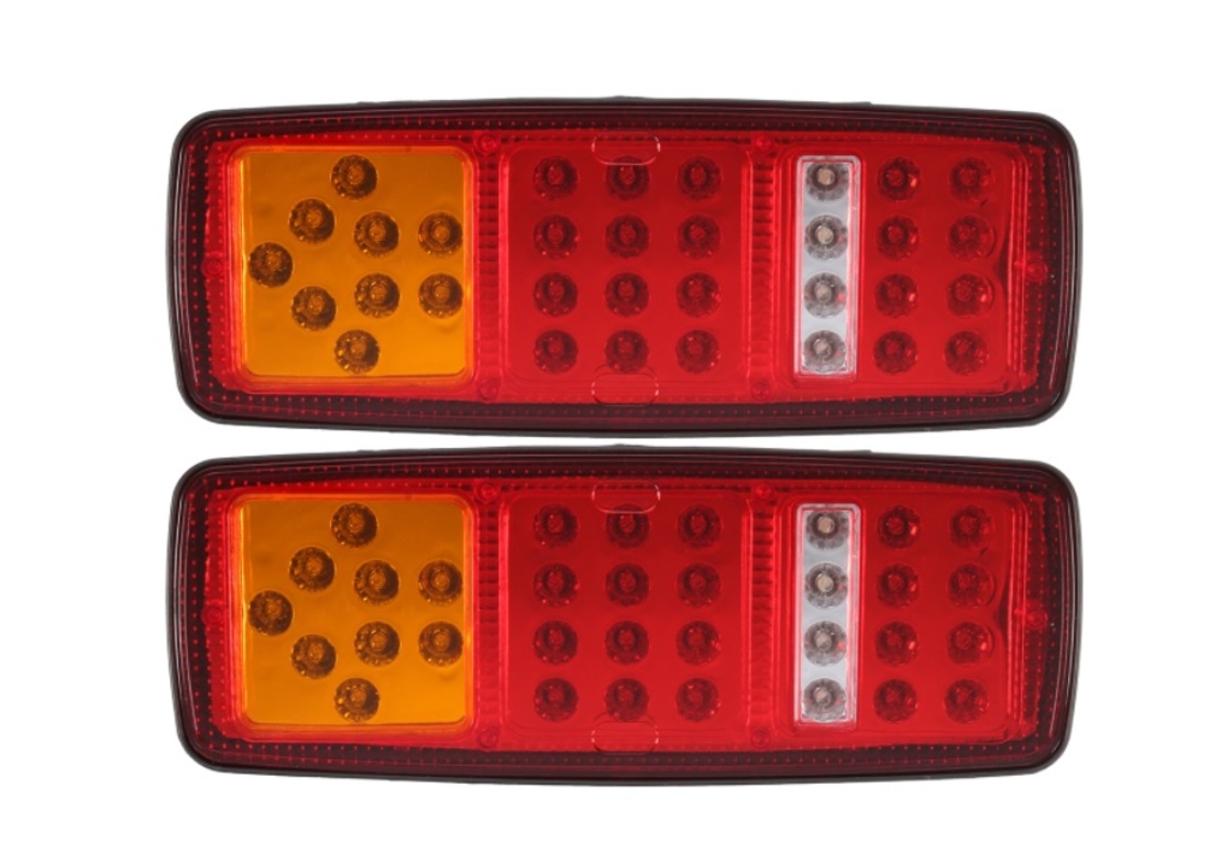 Комплект от 2 бр. LED стопове мигач задна светлина 24V за камион бус ТИР емарке