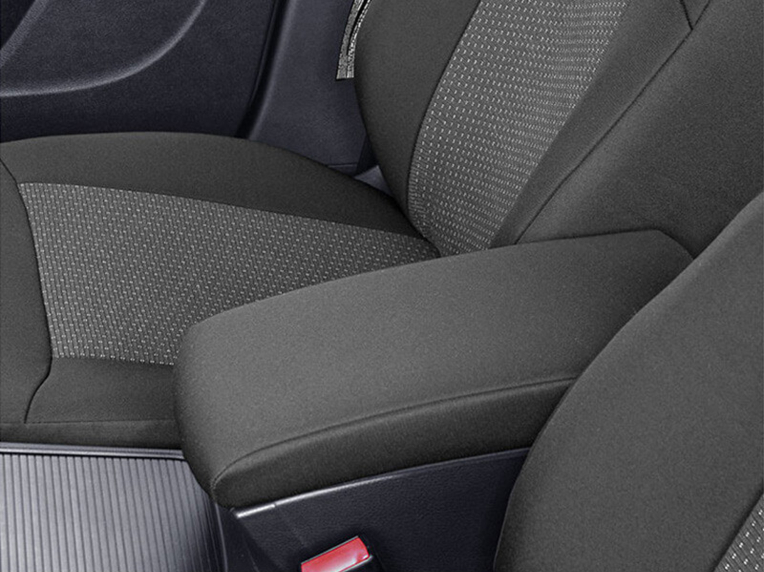 Пълен Комплект Тапицерия Kegel за предни+задни седалки на Volkswagen Passat B7 2010-2014 Черна Текстил