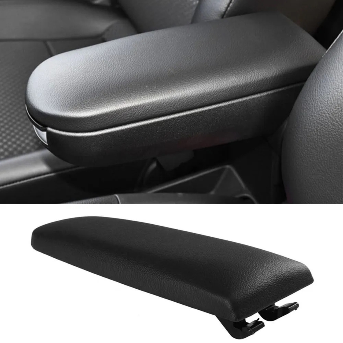 Капак за подлакътник VW Golf 4, Bora, Beetle, Polo, Passat, Jetta с черно кожено покритие