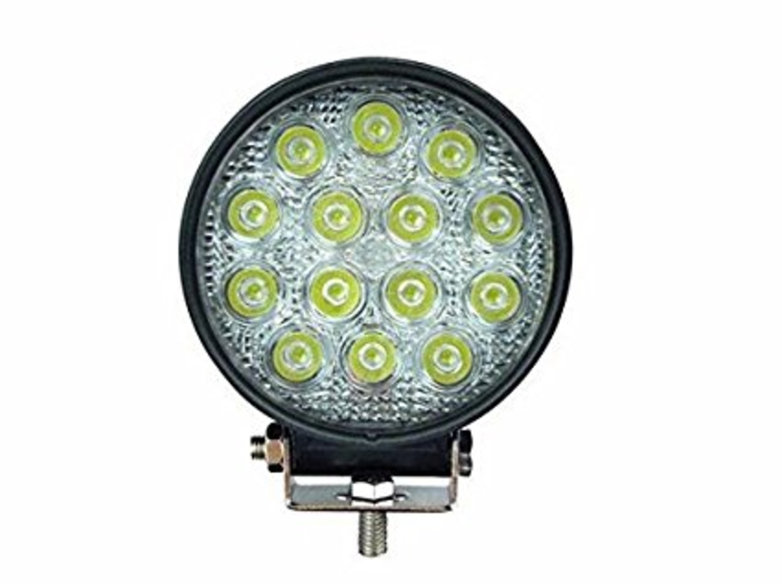 Универсален 42W Лед LED Халоген Фар Работна Лампа 12V - 24V за автомобил офроуд бус ван камион