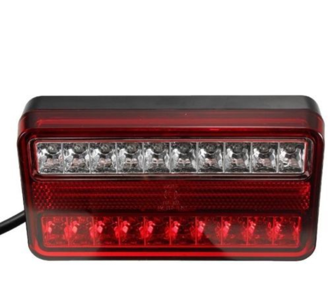 Комплект Диодни LED Лед стопове за Бус Камион Тир Ремарке Караванa с 4 функции 12V