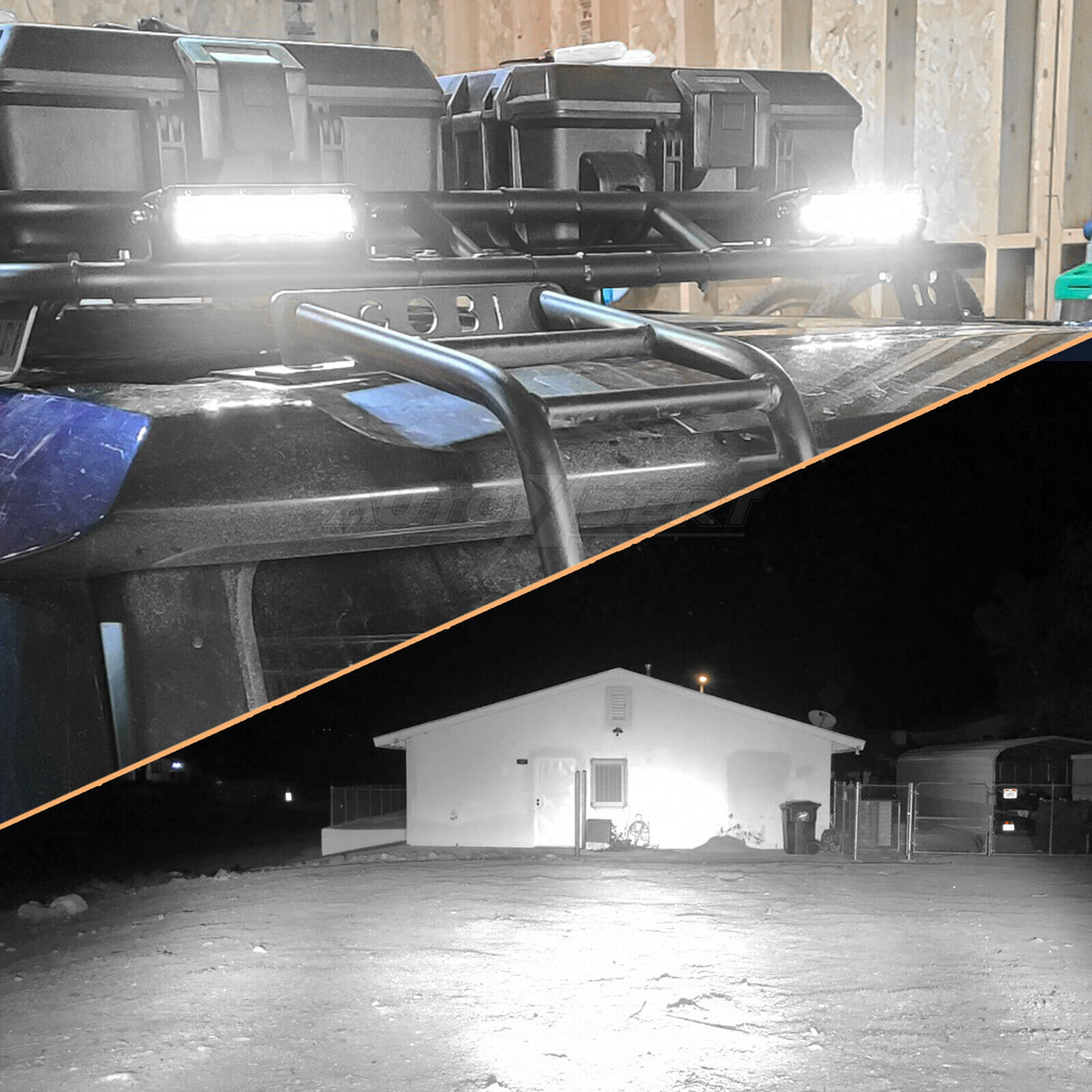 9D 27 СМ Led Bar Лед Бар Hi/Lo Къси Дълги Водоустойчив Удароустойчив 12V 24V 3840 LМ 48W С Лупи Off-Road Лед Бар За Джип ATV