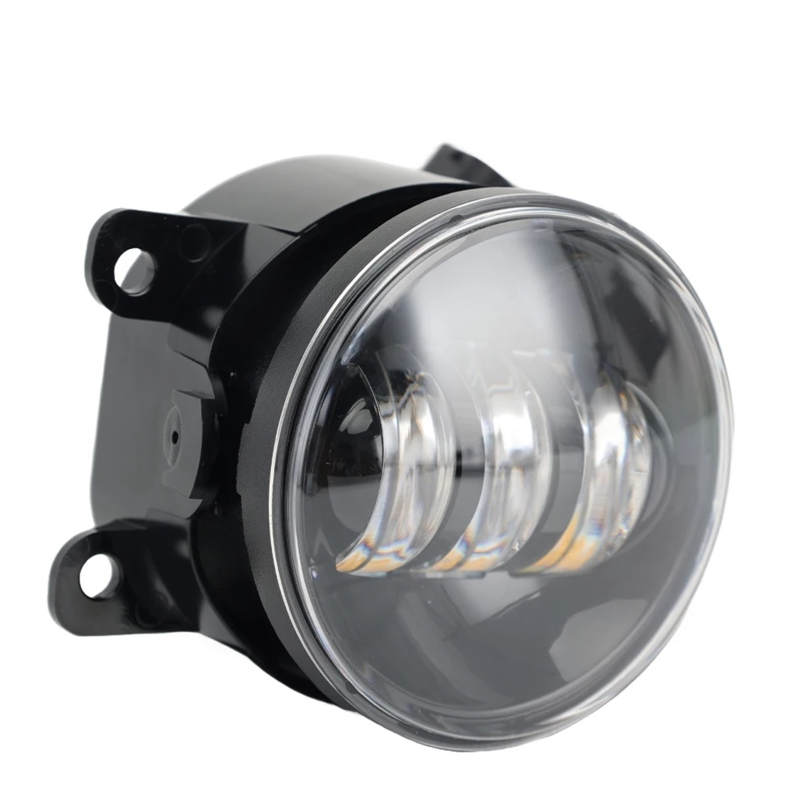 Комплект 2 броя LED фарове за мъгла, халогени за Dacia, Renault, Ford, Citroen, Suzuki, бяла светлина, Ø91 мм, 12V, алуминиев корпус, H8/H11 букса