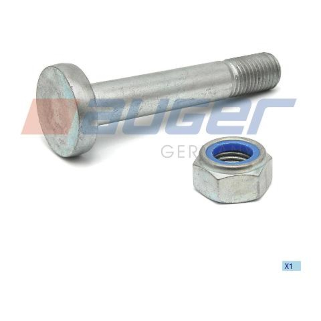 болт M30x3.5L170mm без главата с гайка за полуресьор за BPW
