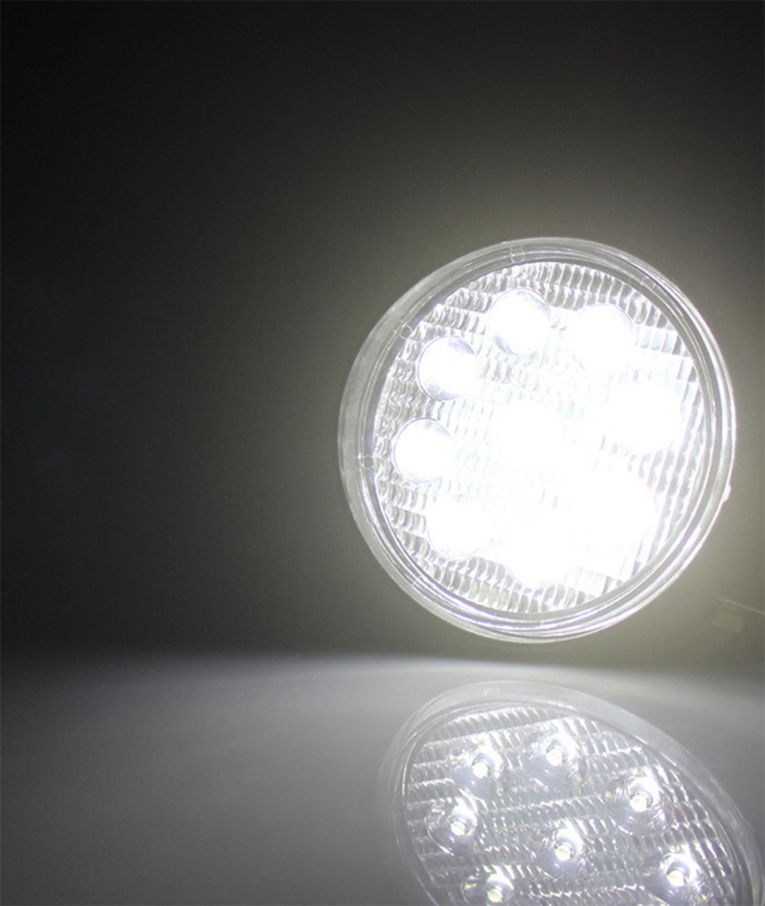 42W Кръгъл Мини Led Диоден Фар Прожектор Дневни Светлини 12V 24V Слим Slim