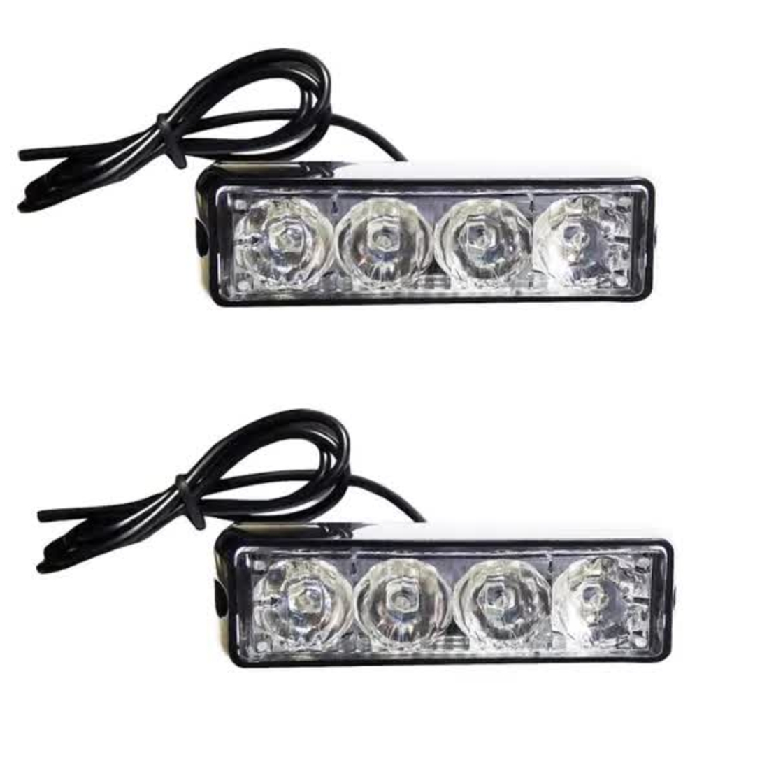 4 LED Аварийна Лампа За Пътна Помощ, Жълта Блиц Светлина, Мигаща