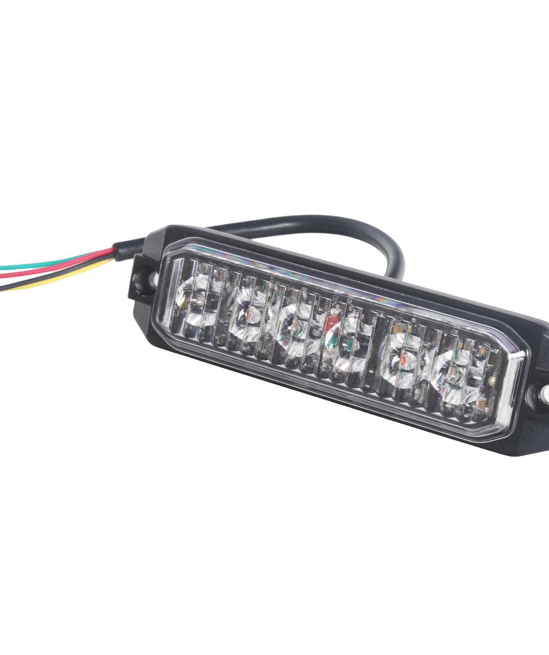 6 LED Блиц Светлина Мигаща Аварийна Лампа За Пътна Помощ Жълта 12V - 24V
