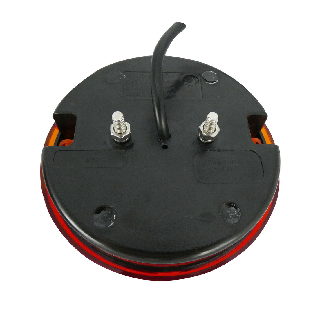 LED Лед Диоден Стоп Тип Хамбургер, Тънък Slim , Ø14cm, 12V-24V, За Камион, Ремарке, Бус , Каравана, Кемпер