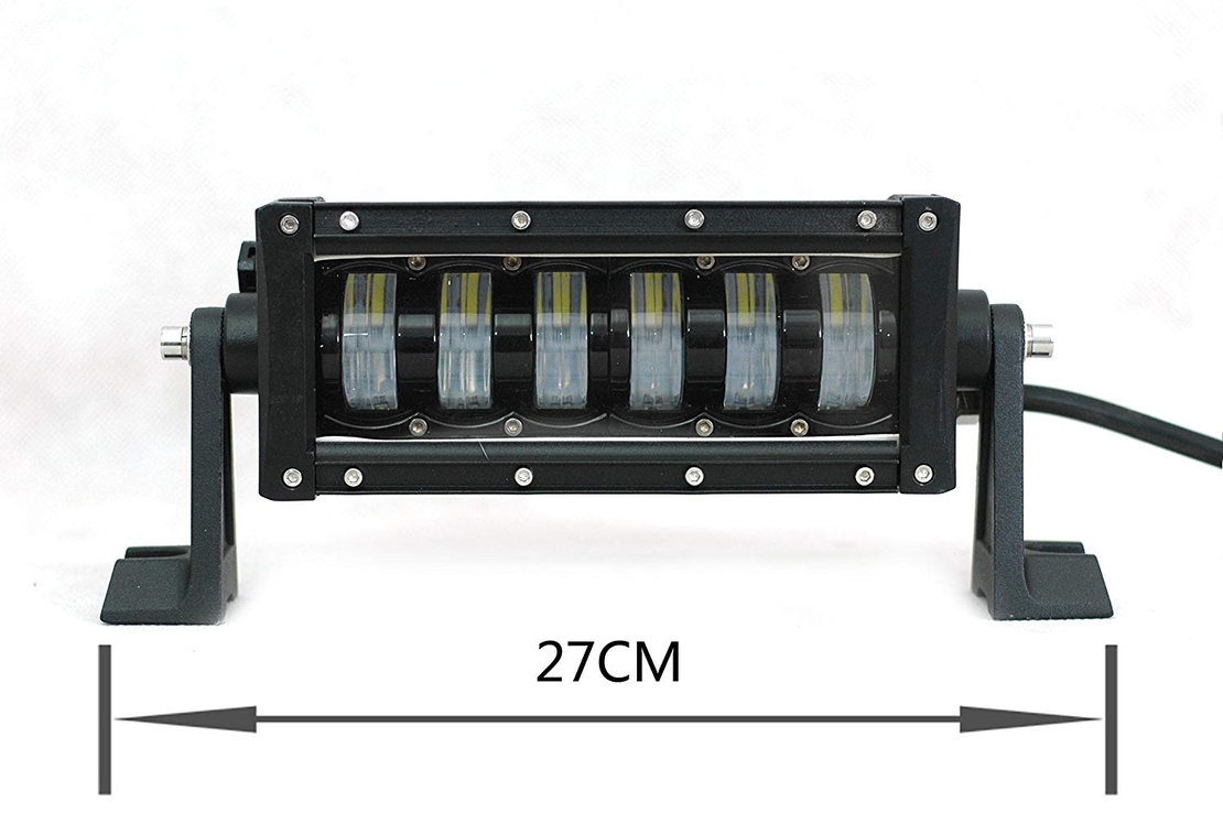 27 См Мощен Led Бар 48w С Две Функции Къса И Дълга Светлина 12v 24v Атв, Джип, 4х4, Offroad, Камион