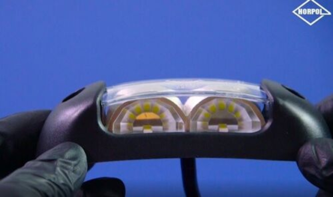 LED Светодиоден Страничен Габарит, Бял, Червен цвят, 110mm x 28mm, 12V-24V