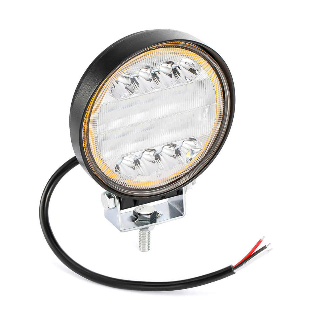 72W LED Диоден Фар Работна Бяла Жълта Светлина Габарит Мъгла Лампа 12V 24V 3100 Лумена