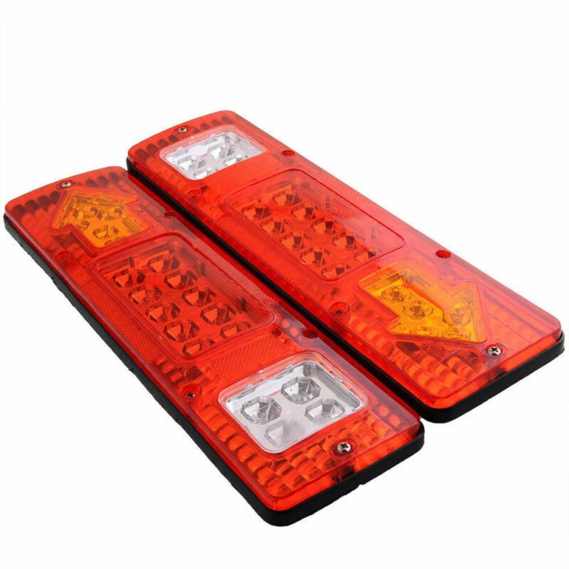 Комплект LED стопове стоп светлина с мигач задна светлина 12v за камион бус ТИР ремарке каравана 29 x 8 cm