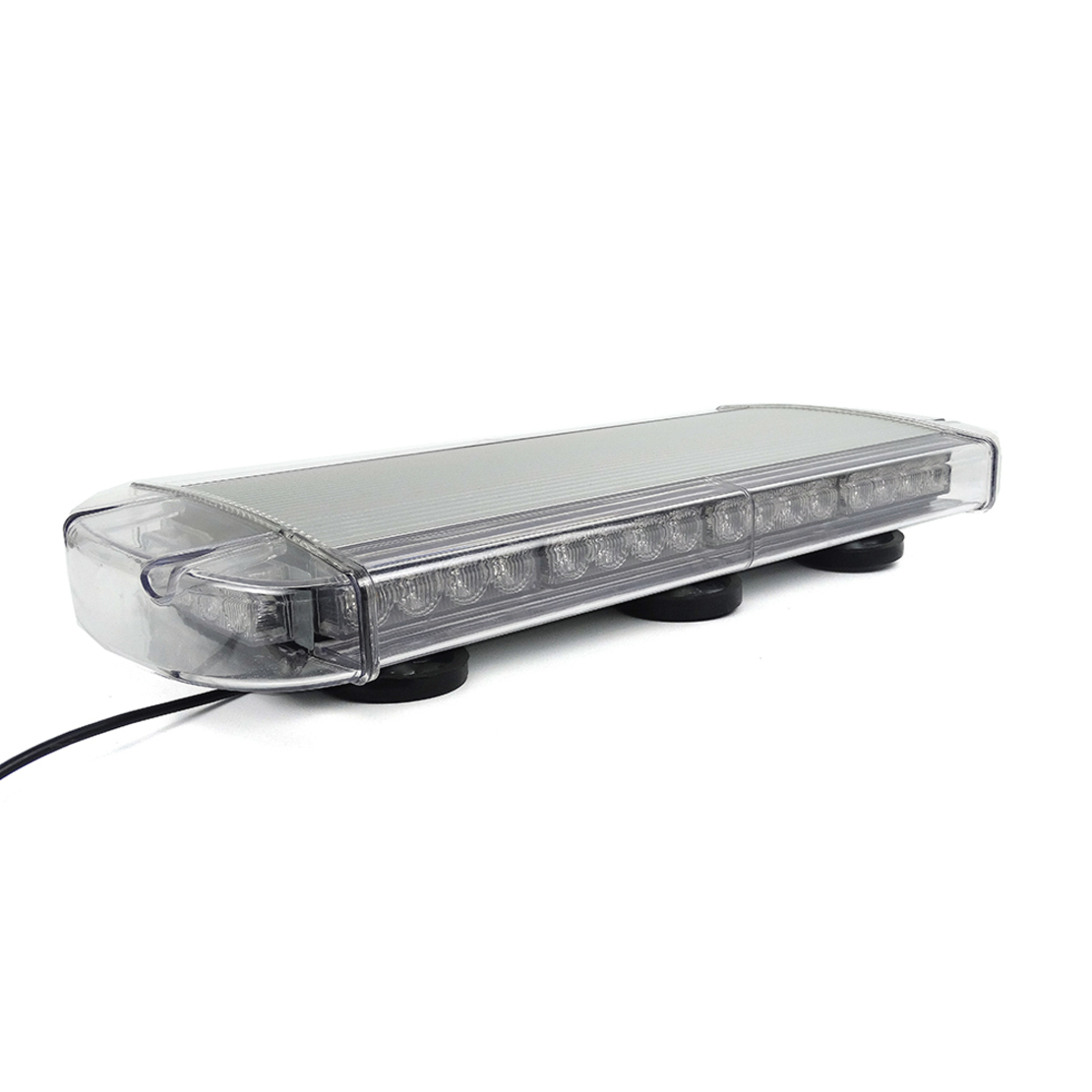 55 см 40 LED ЛЕД мощна аварийна диодна сигнална лампа блиц с магнити 12-24V 10 режима на работа жълта оранжева светлина E-Mark Е9 за пътна помощ платформа снегорин багер и др.