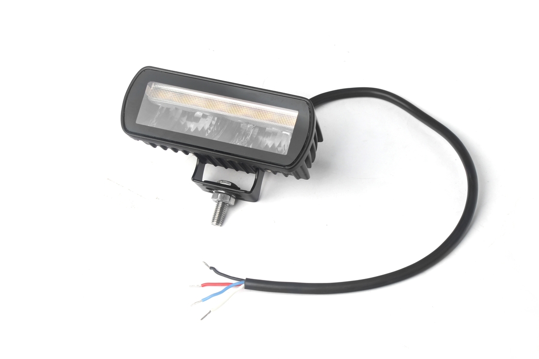 LED комбиниран халоген Flexzon / работна лампа с бял DRL и аварийна блиц светлина с 4 режима, IP65/67K, 12–24V