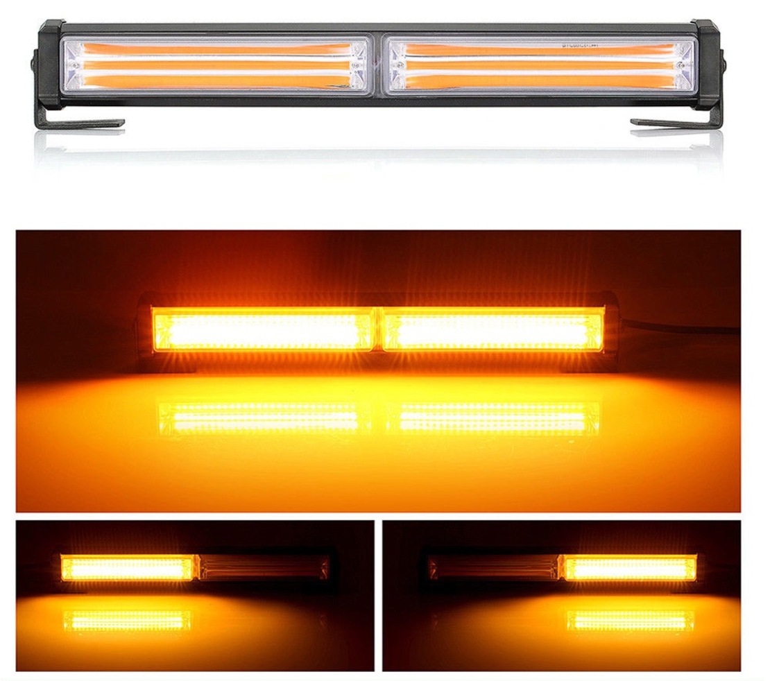 30 Cm Сигнална Аварийна Блиц Маяк Led Бар Лампа Пътна Помощ Платформа 12V-24V 36W