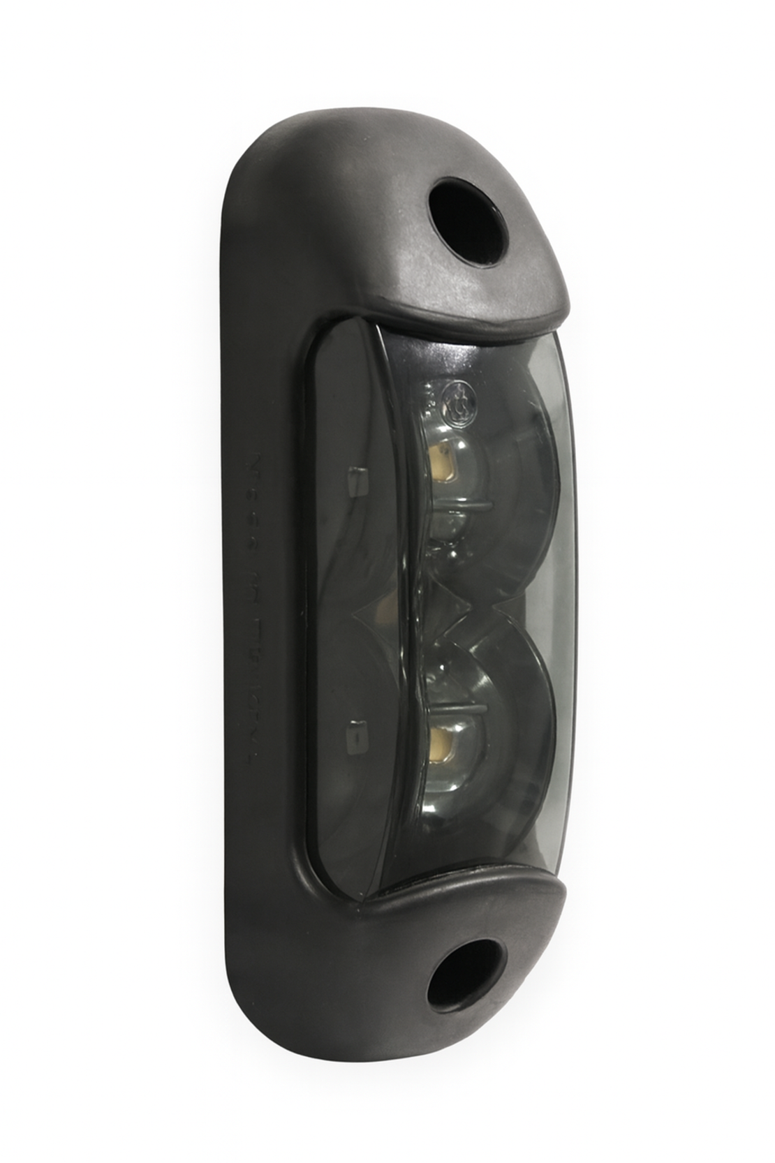 Опушен LED габарит, токос, 12V-24V, бяла, червена и оранжева светлина - за ремаркета, платформи, камиони и др.