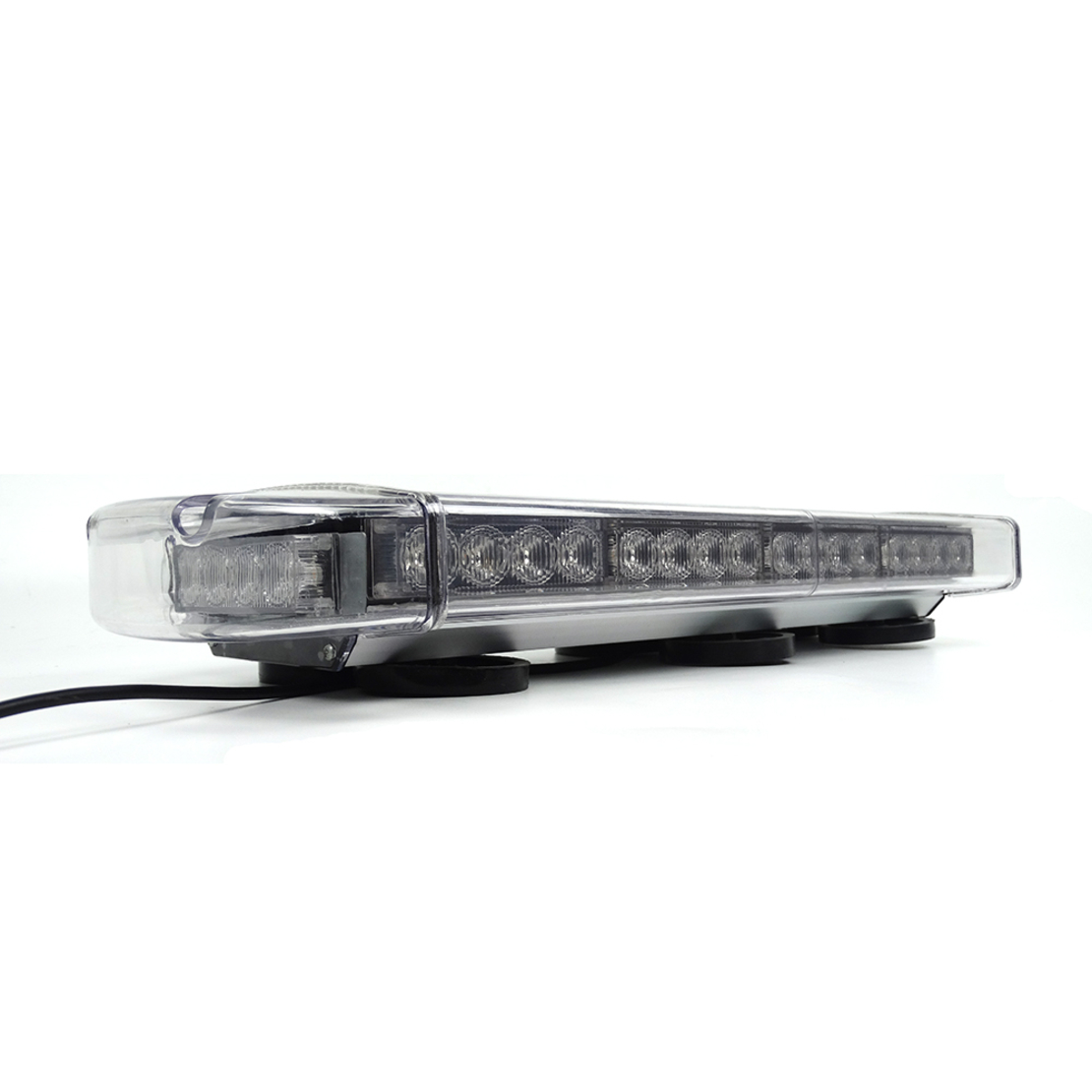 55 см 40 LED ЛЕД мощна аварийна диодна сигнална лампа блиц с магнити 12-24V 10 режима на работа жълта оранжева светлина E-Mark Е9 за пътна помощ платформа снегорин багер и др.