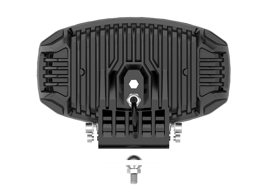 80W LED Лед Диоден Фар Халоген Лампа С Три Функции Неон Neon Ефект Бяла светлина 5800lm 12V - 24V E-Mark