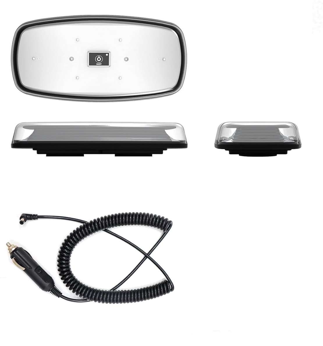 Wireless Безжична Лед Led Блиц Аварийна Сигнална Лампа Маяк с презареждаща се батерия с магнит 12V - 24V за пътна помощ платформа агро техника и др.