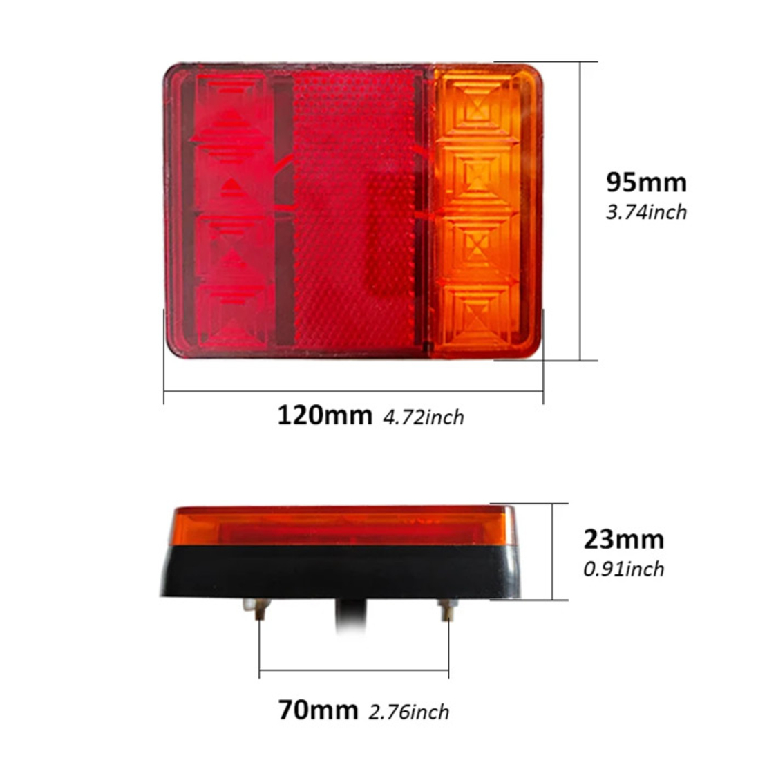 Стоп диоден за МПС 12V/24V - PA1214 - 1 брой