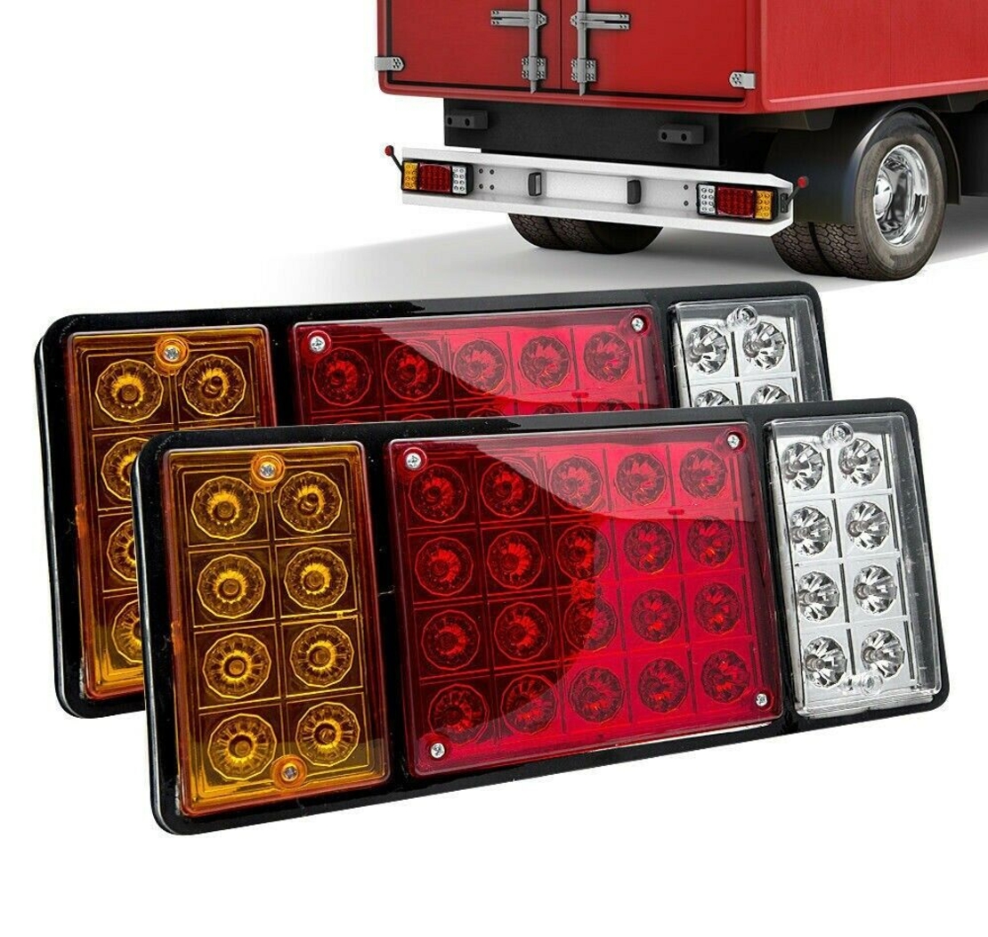 Комплект LED Стопове с 4 Функции - 12V - за ремаркета каравани селскостопански превозни средства
