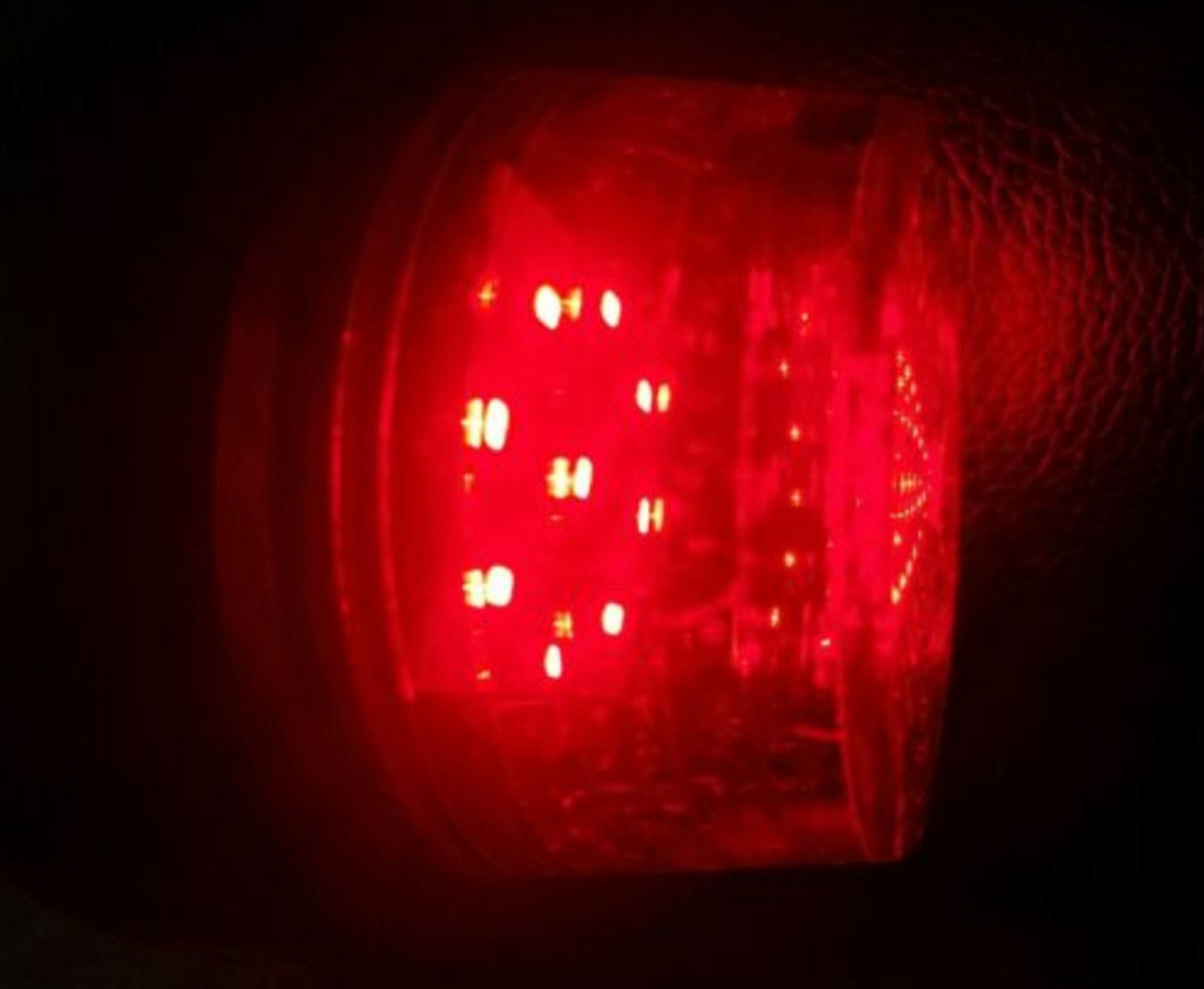 Комплект от 2 броя 12-24V ЛЕД LED Диодни Странични Маркери Рогчета Светлини Опушено Стъкло За Камион Ремарке Каравана Кемпер АТВ оранжево - червено 2X MAR947