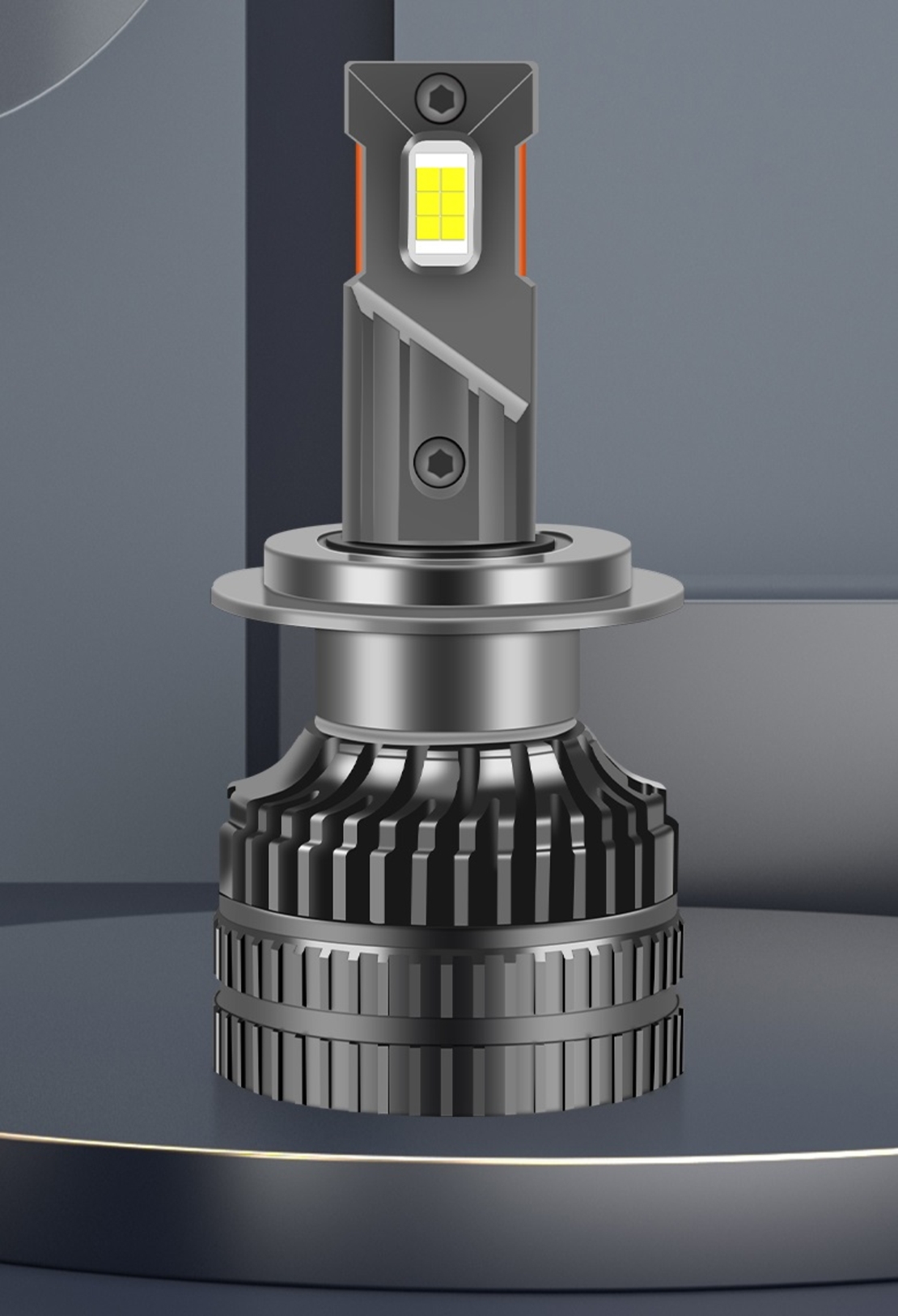 Комплект от 2 броя LED ЛЕД диодни крушки H7 Х7 12V 120W 13000lm за фарове Canbus без грешки 6000К
