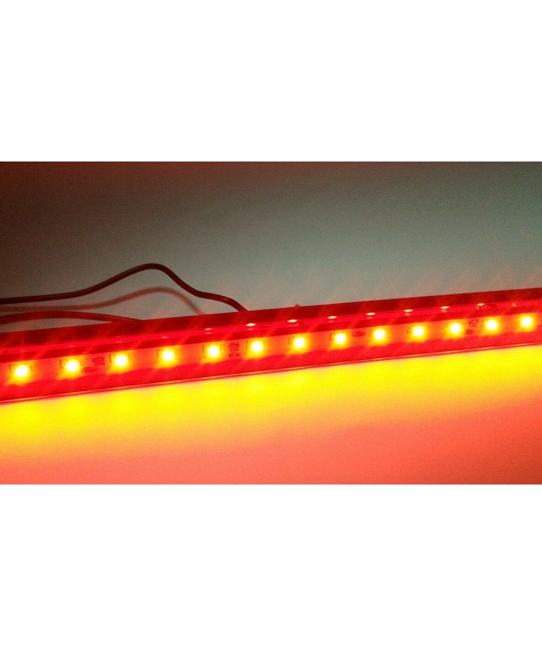 ЛЕД LED Червен Диоден Маркер Габарит Токос със 15 светодиода за камион ремарке бус ван каравана платформа 12V-24V