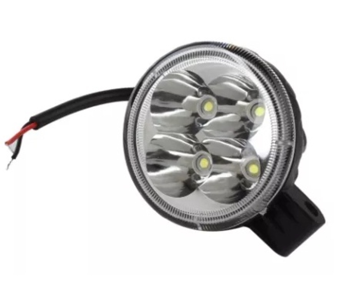 8.3 См 12W Led Лед Диоден Фар Прожектор Халоген Джип Мотор 4X4 12V 24V 720 Лумена
