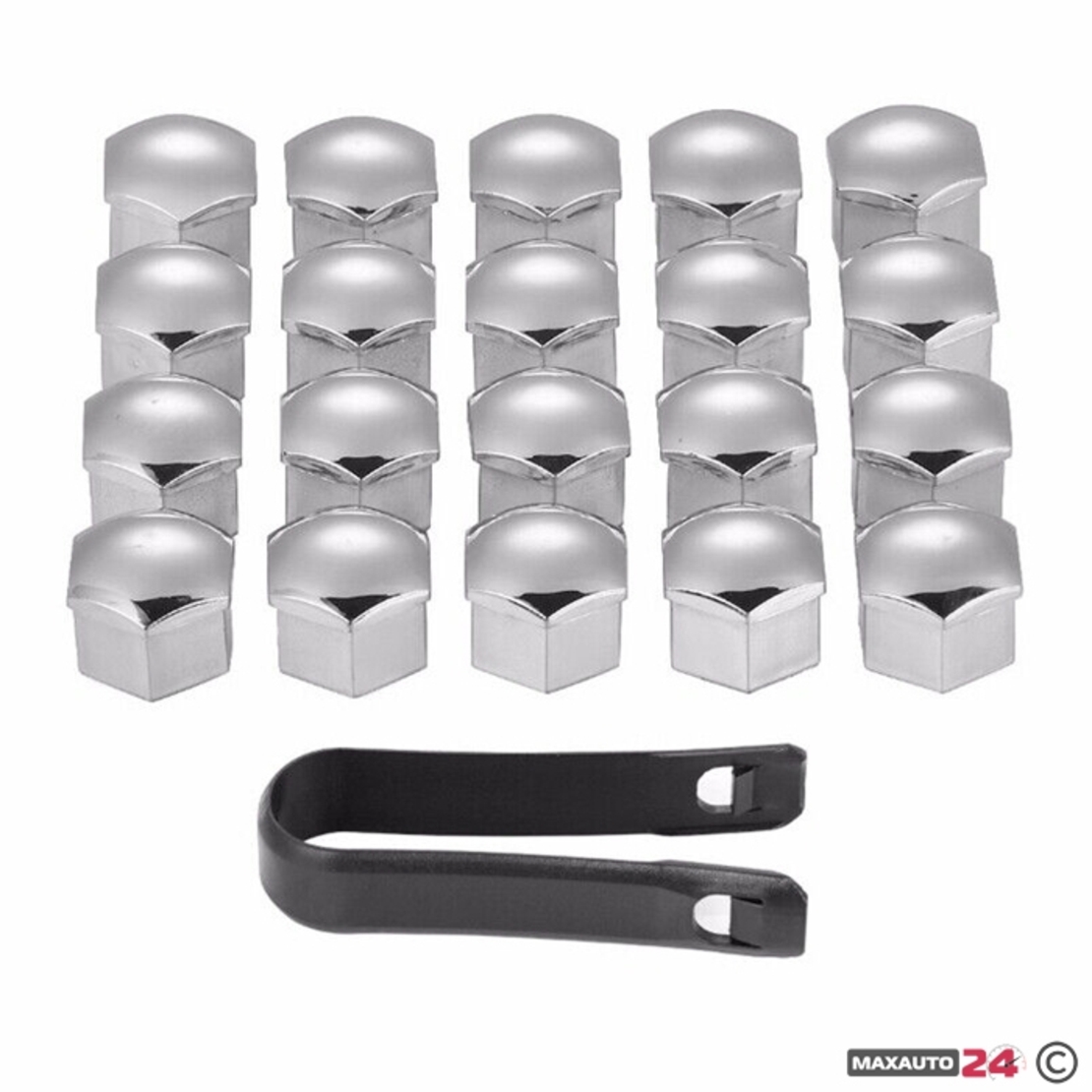 Капачки за болтове на джантите PA25-17“ 20 БР/К-Т - ХРОМ