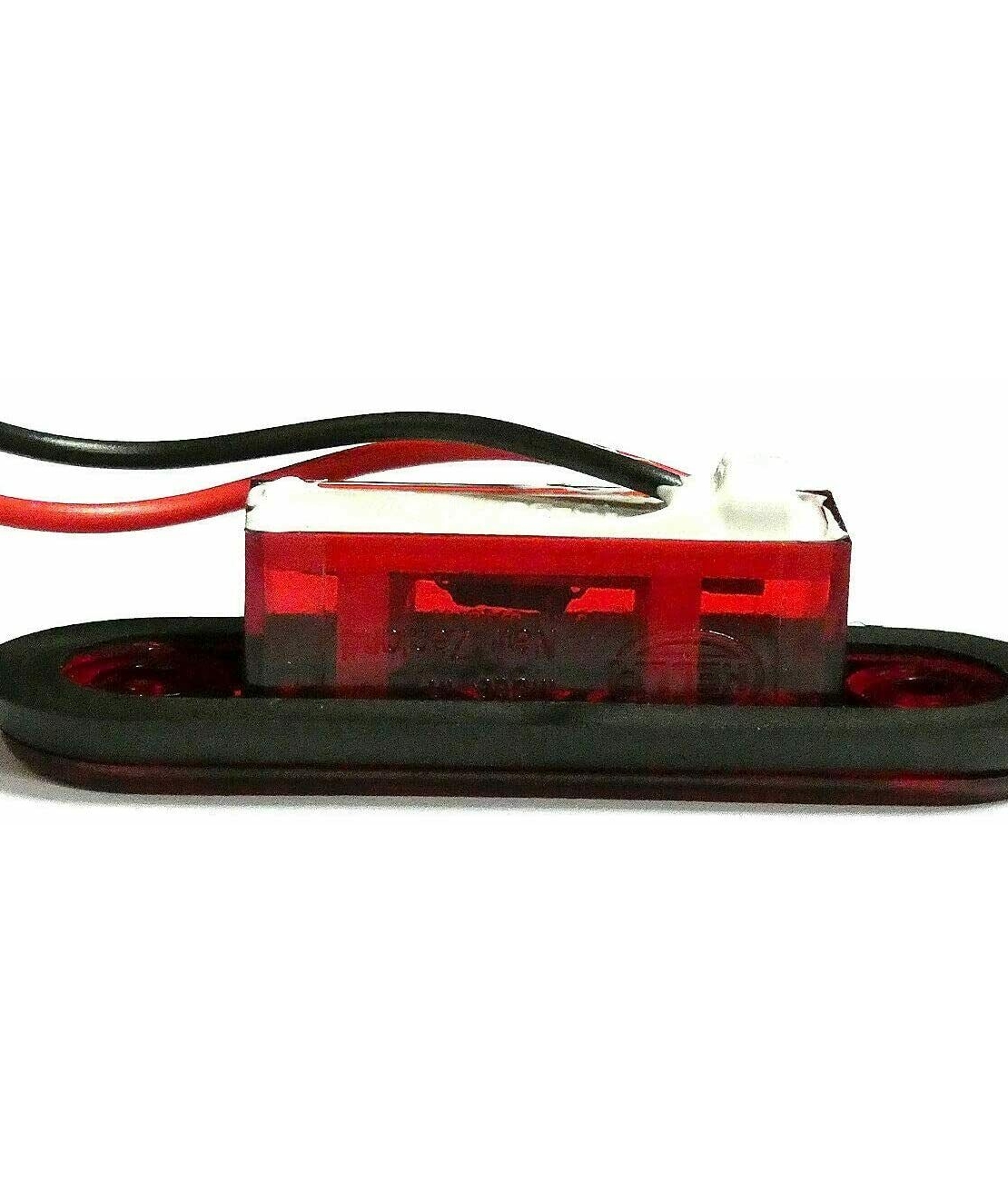 ЧЕРВЕН LED Заден Маркер Токос Габарит за Бус Платформа Камион Ремарке Автобус - 75 мм х 22мм - 12V