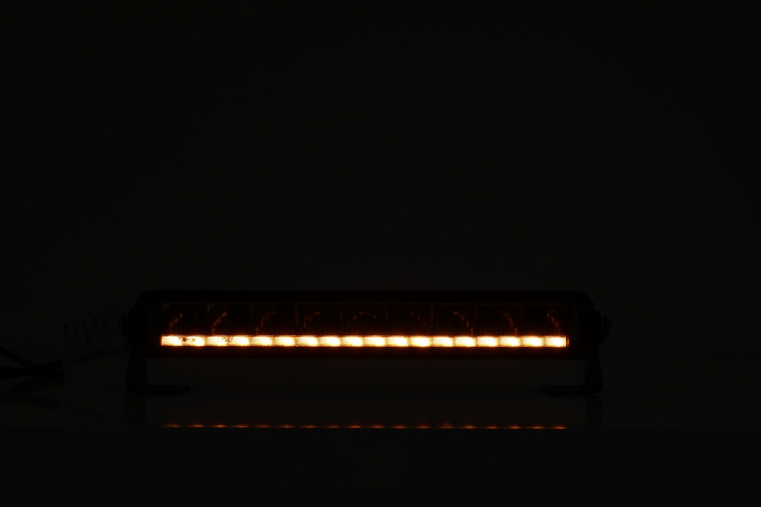 35.5 см Висококачествен 4 в 1 Led Bar Лед Бар Диоден Прожектор DRL с бяла габаритна светлина и оранжева аварийна блиц 50W 2100LM