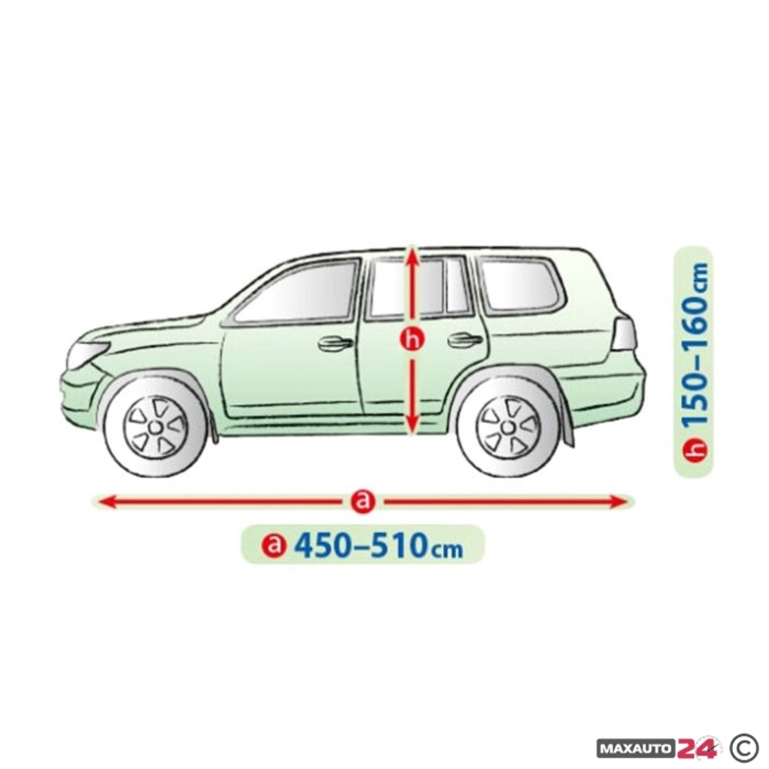 Покривало Kegel серия Mobile размер XL сиво за SUV