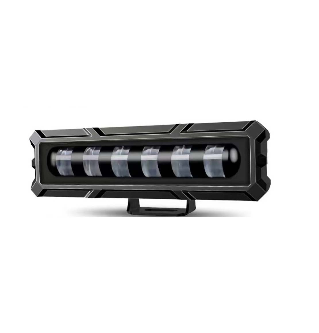 15,5 cm 7Д Диоден Прожектор Супер Мощен Халоген Led Bar Лед Бар 40w Комбиниранa Бяла и Жълта Светлина 12V - 24V За АТВ SUF Джип 4х Offroad Камион