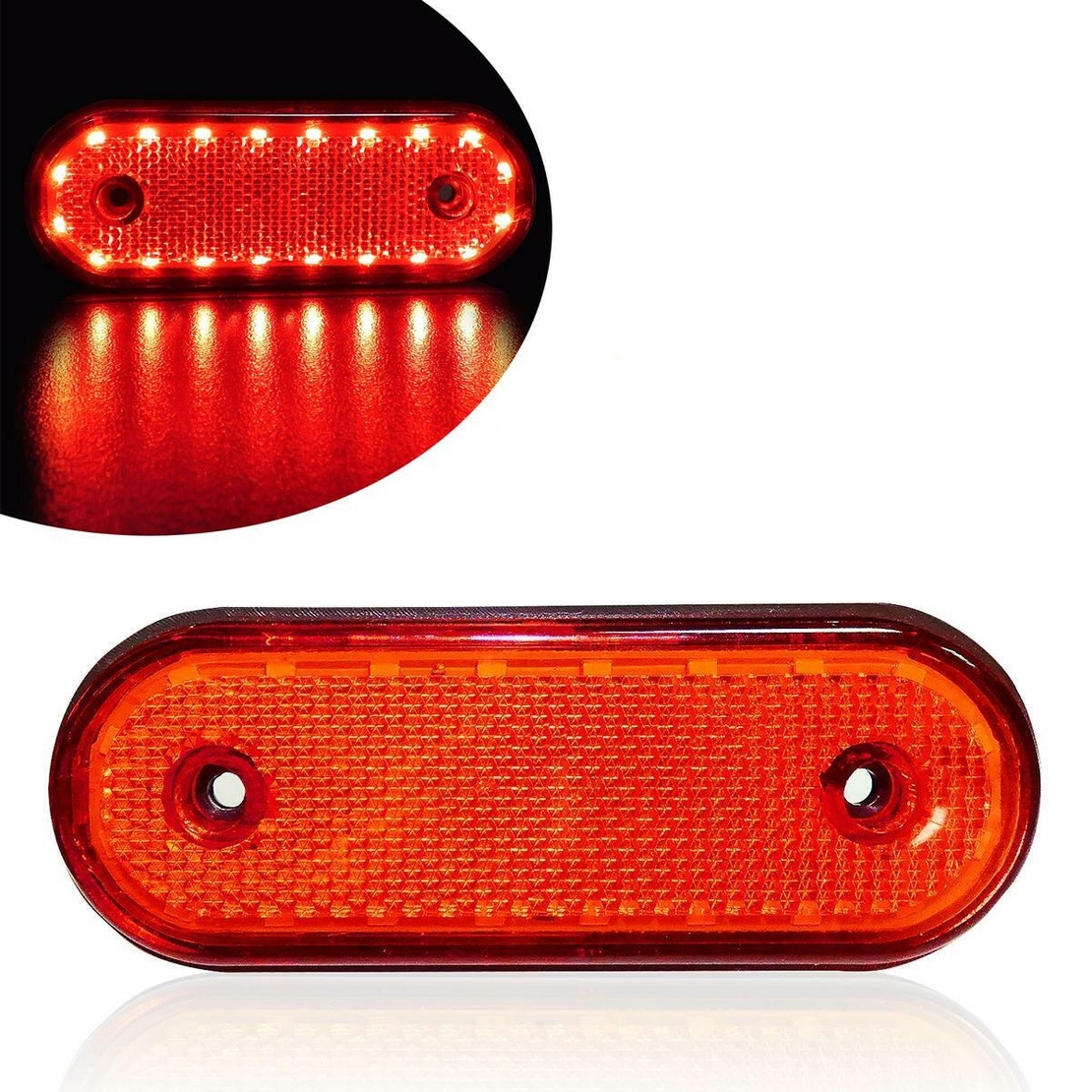 Червен LED Габарит, 20 Диода - 12V