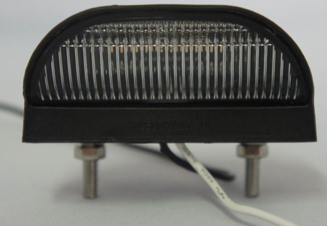 2 Броя Комплект LED Oсветление, Лед Плафон за Регистрационен Номер, 12V-24V, 75X45mm