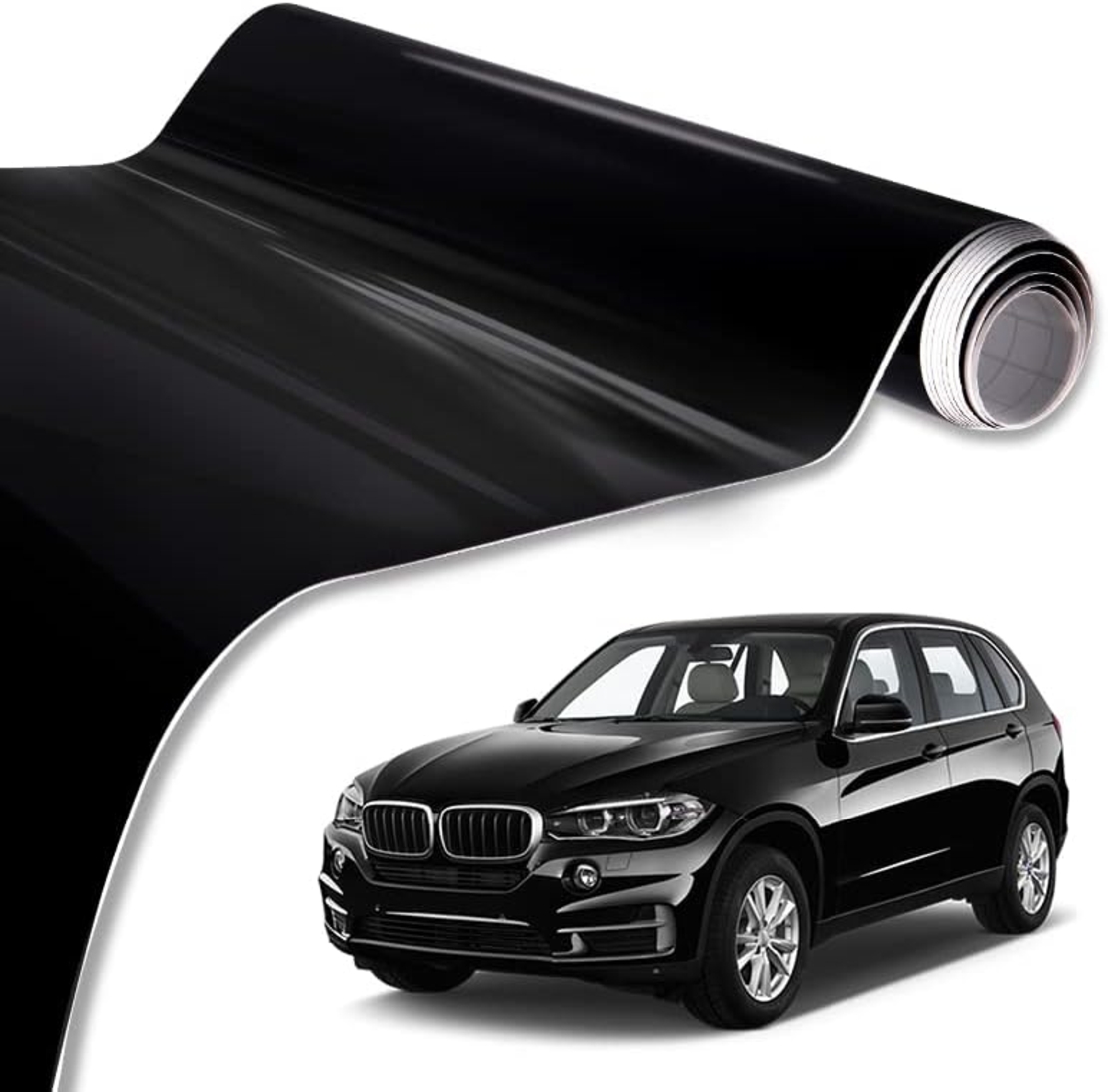 Декоративно автомобилно WRAP фолио 1.52 X 28M черен гланц лъскаво черно