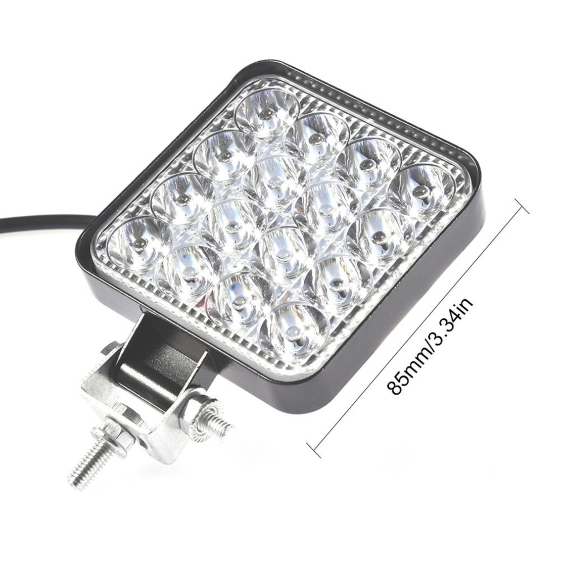 48W Мини ЛЕД LED Диоден Фар Прожектор Дневни Светлини Диодна Лампа 12V 24V