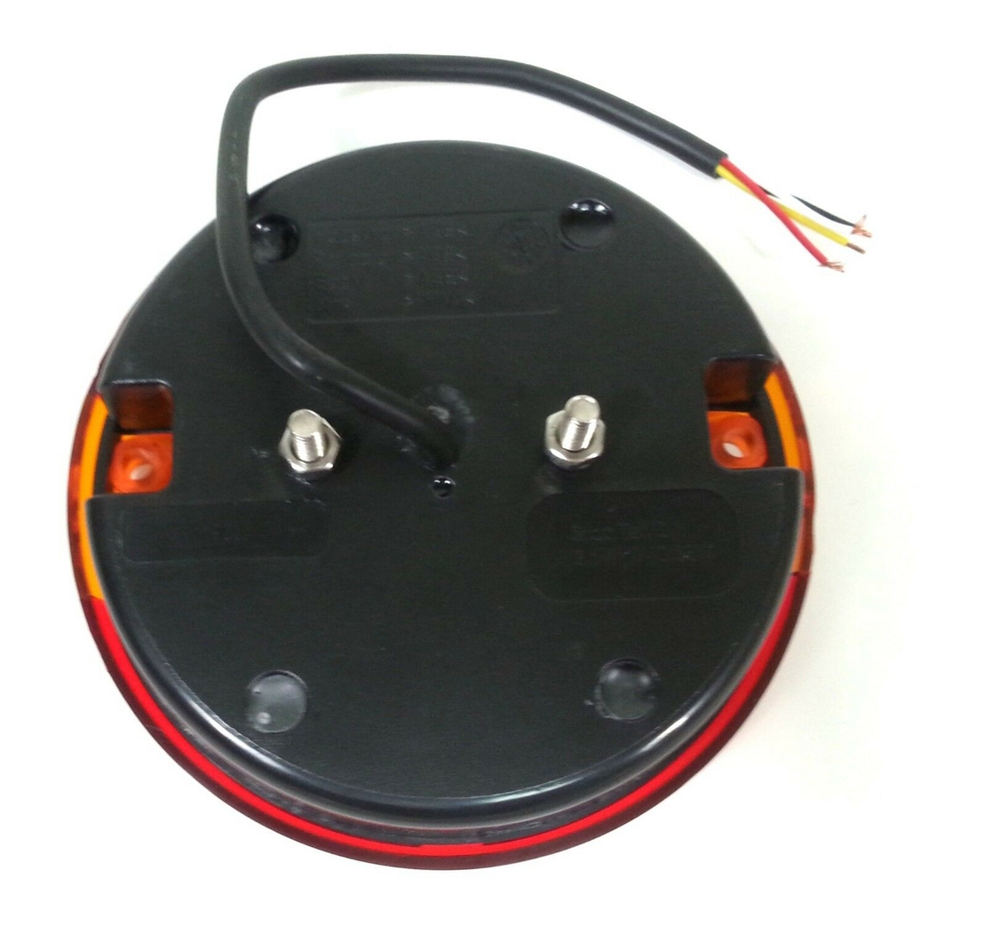 LED Лед Диоден Стоп Тип Хамбургер, Тънък Slim , Ø14cm, 12V-24V, За Камион, Ремарке, Бус , Каравана, Кемпер