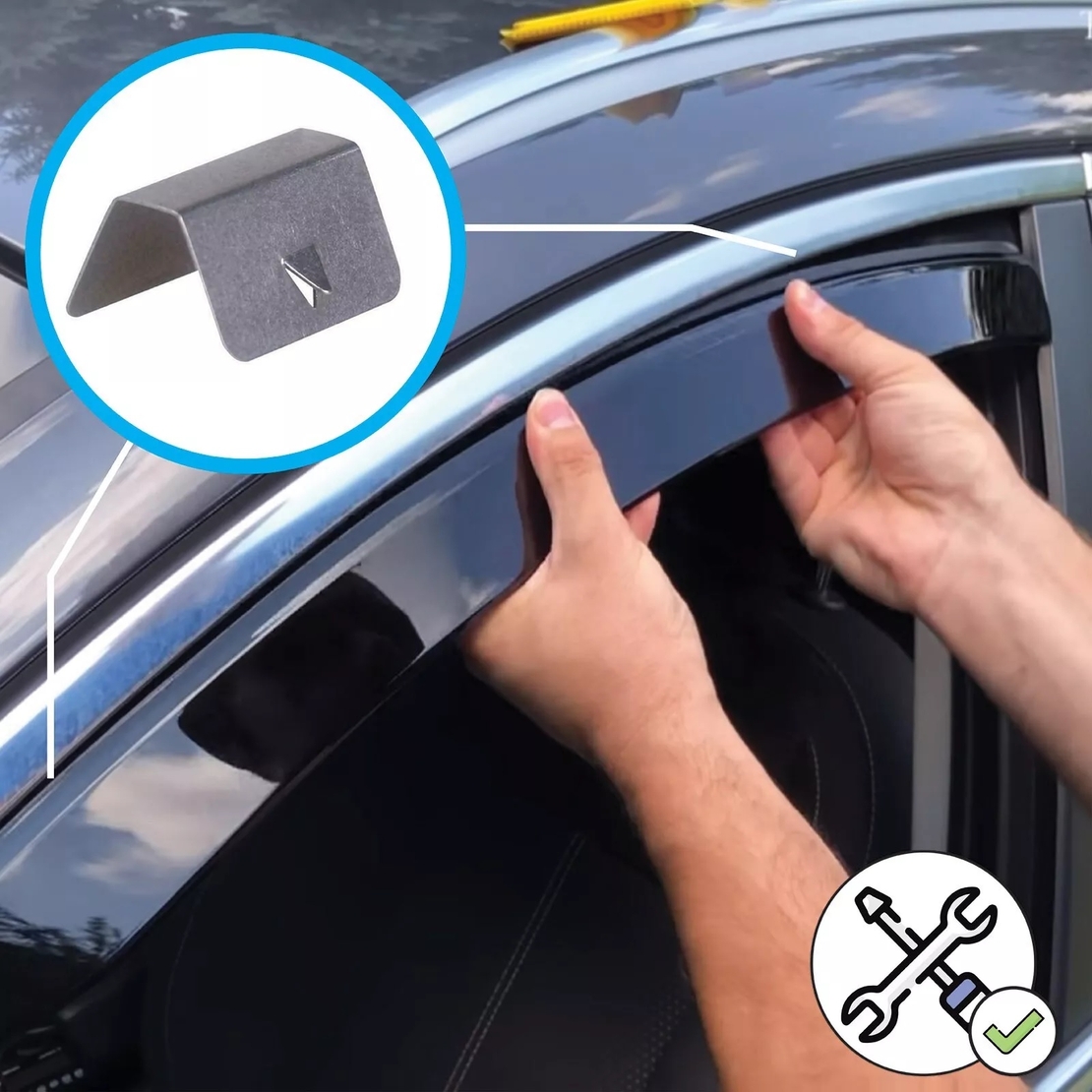 Комплект от 4бр. ветробрани за BMW X1 (E84) - 2011-2013 Facelift
