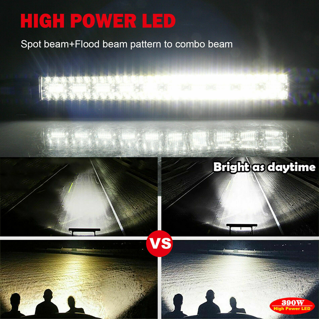 81cм 585W 9D Led Bar Лед Диоден Бар Прожектор Дневна Светлина 12000lm