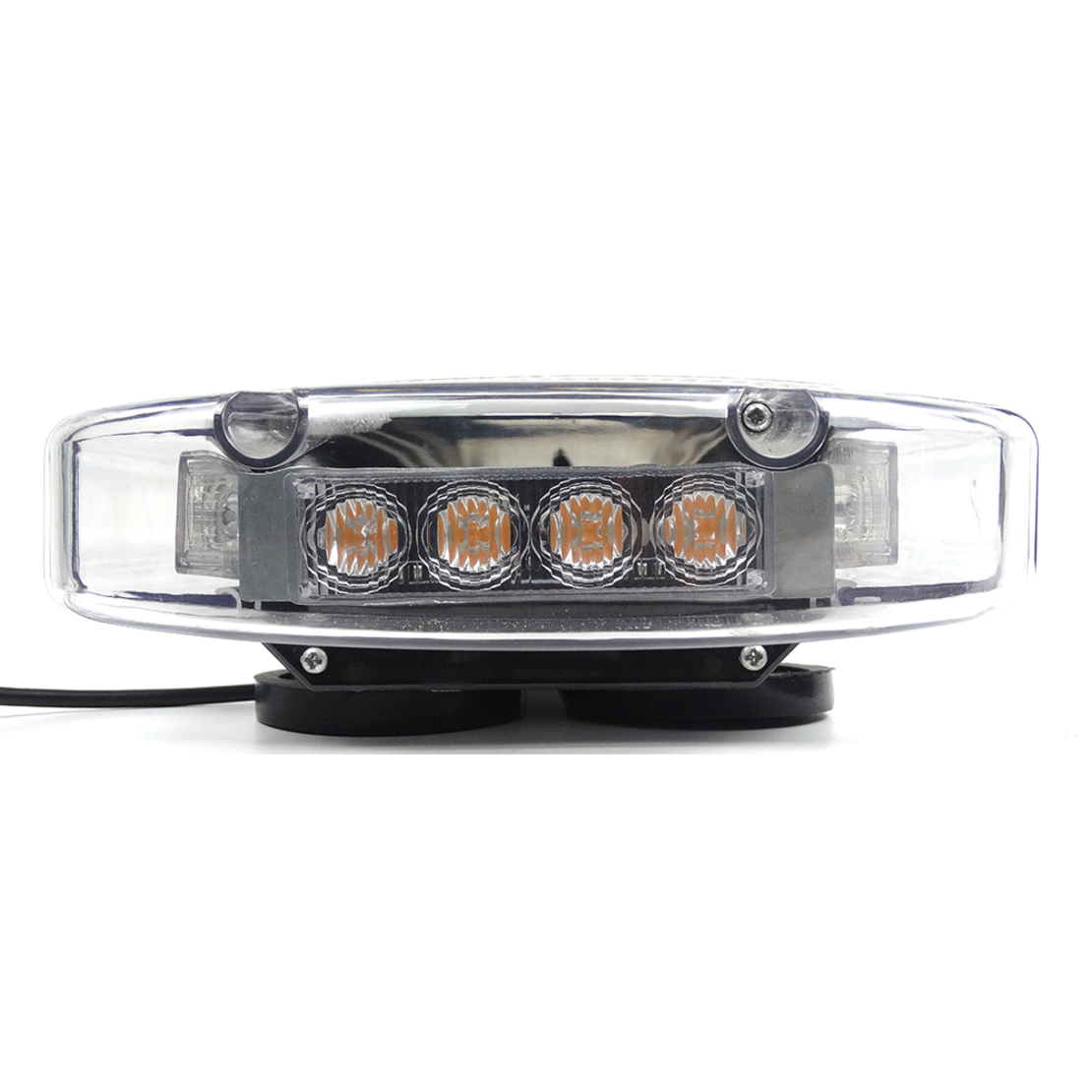55 см 40 LED ЛЕД мощна аварийна диодна сигнална лампа блиц с магнити 12-24V 10 режима на работа жълта оранжева светлина E-Mark Е9 за пътна помощ платформа снегорин багер и др.