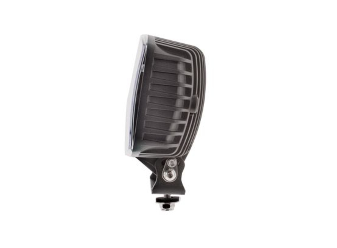 Универсален мощен LED ЛЕД 100W фар халоген лампа 12V - 24V с DRL/parking светлина бяло-жълто за АТВ джип камион трактор