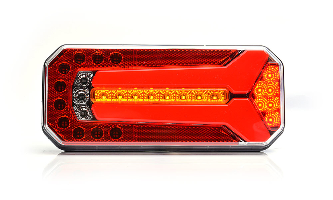 Комплект LED Светодиодни Стопове, Ляв и Десен, 4 Функции, Е-Мark, Неон Ефект, 12V-24V
