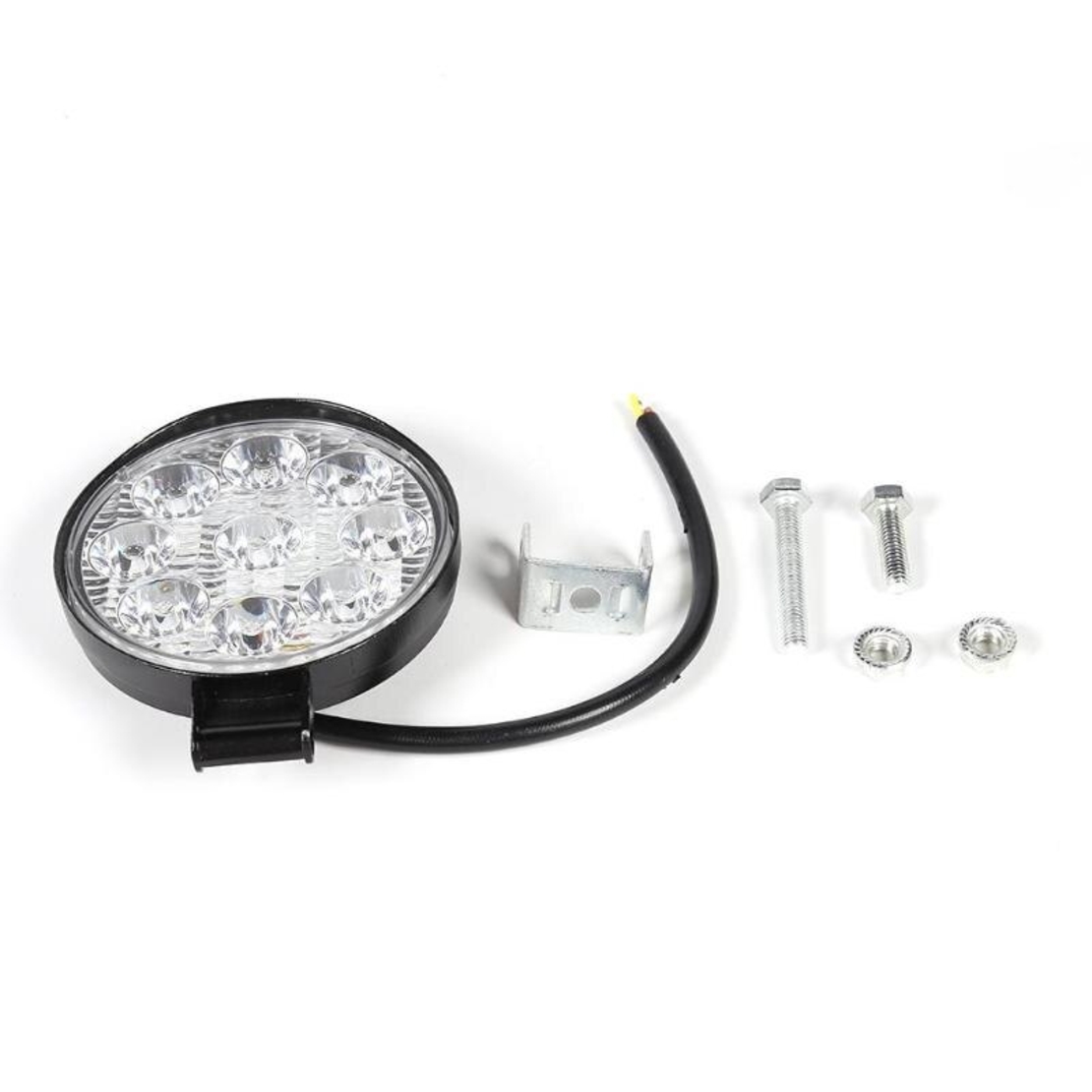 27W Кръгъл Led Диоден Фар Прожектор Дневни Светлини 12V 24V Слим Slim