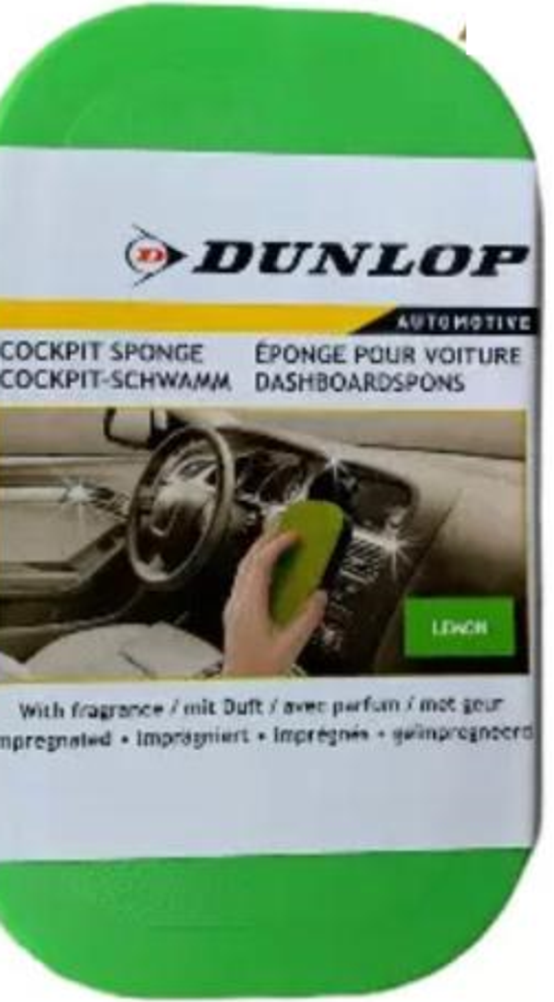 Гъба за автомобилно табло с аромат на лимон Dunlop