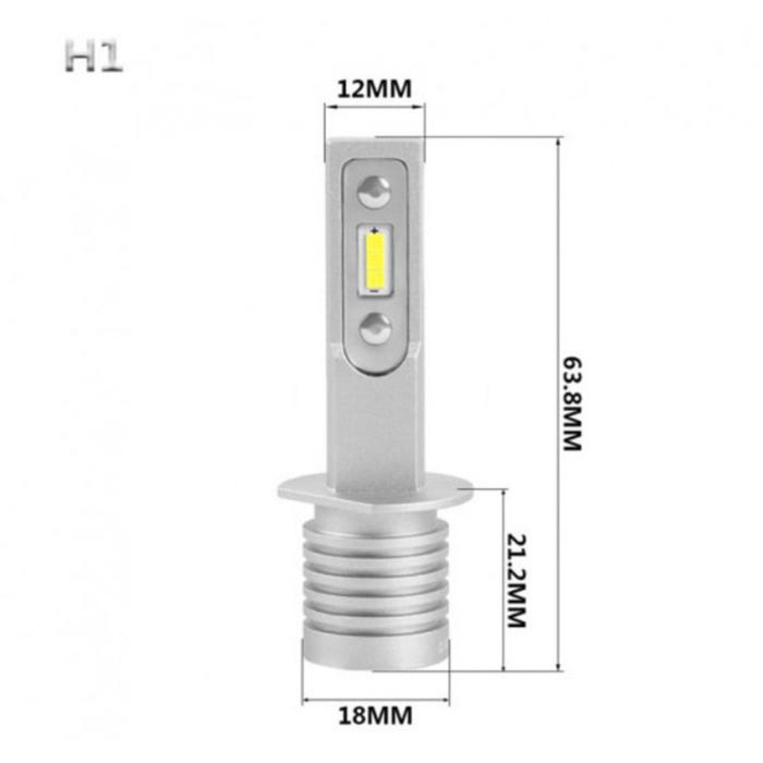 Диодни крушки 3900  H1 - 13w 1500lm 2бр/к-т