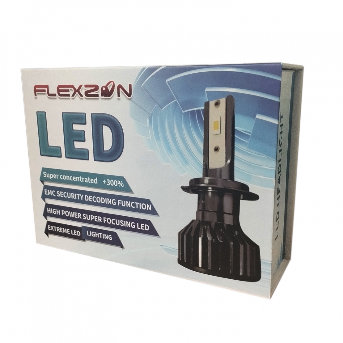 Комплект от 2бр Умалени Мини Лед Led Диодни Крушки H4 Х4 12V 50W 12000lm Mono LED +300% За Фарове Can Bus без грешки къси/дълги