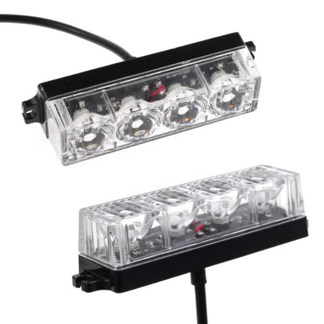 4 LED Аварийна Лампа За Пътна Помощ, Жълта Блиц Светлина, Мигаща